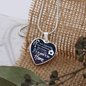 New Beginnings Necklace Stainless Steel or 18k Gold Heart 18-22"-Express Your Love Gifts