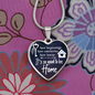 New Beginnings Necklace Stainless Steel or 18k Gold Heart 18-22"-Express Your Love Gifts