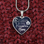 New Beginnings Necklace Stainless Steel or 18k Gold Heart 18-22"-Express Your Love Gifts