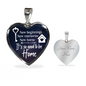 New Beginnings Necklace Stainless Steel or 18k Gold Heart 18-22"-Express Your Love Gifts