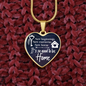 New Beginnings Necklace Stainless Steel or 18k Gold Heart 18-22"-Express Your Love Gifts