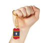 New Mississippi Magnolia Flag Necklace Stainless Steel or 18k Gold Dog Tag w 24" Chain-Express Your Love Gifts