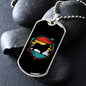 Newfoundland Necklace Stainless Steel or 18k Gold Dog Tag 24" Chain-Express Your Love Gifts