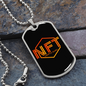 NFT Crypto Guru Crypto Necklace Stainless Steel or 18k Gold Dog Tag 24" Chain-Express Your Love Gifts