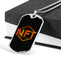 NFT Crypto Guru Crypto Necklace Stainless Steel or 18k Gold Dog Tag 24" Chain-Express Your Love Gifts