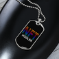 NFT Hodler Crypto Necklace Stainless Steel or 18k Gold Dog Tag 24" Chain-Express Your Love Gifts