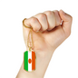 Niger Flag Necklace Stainless Steel or 18k Gold Dog Tag 24" Chain-Express Your Love Gifts