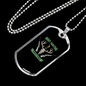 Night Hunting Is Everything Hunting Necklace Stainless Steel or 18k Gold Dog Tag 24"-Express Your Love Gifts