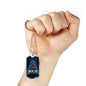 Ninja Necklace Stainless Steel or 18k Gold Dog Tag 24" Chain-Express Your Love Gifts