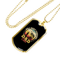 No. 1 Best Fishing Dad Ever Necklace Stainless Steel or 18k Gold Dog Tag 24" Chain-Express Your Love Gifts