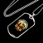 No. 1 Best Fishing Dad Ever Necklace Stainless Steel or 18k Gold Dog Tag 24" Chain-Express Your Love Gifts