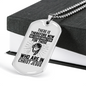 No Condemnation In Christ Christian Necklace Stainless Steel or 18k Gold Dog Tag 24" Chain-Express Your Love Gifts