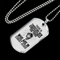No Condemnation In Christ Christian Necklace Stainless Steel or 18k Gold Dog Tag 24" Chain-Express Your Love Gifts