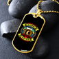 No Dogs in Heaven Puppy Necklace Stainless Steel or 18k Gold Dog Tag 24" Chain-Express Your Love Gifts