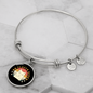 No Fluffs Given Cat Bracelet Stainless Steel or 18k Gold Circle Bangle-Express Your Love Gifts