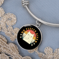 No Fluffs Given Cat Bracelet Stainless Steel or 18k Gold Circle Bangle-Express Your Love Gifts