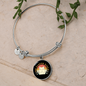 No Fluffs Given Cat Bracelet Stainless Steel or 18k Gold Circle Bangle-Express Your Love Gifts