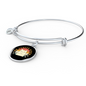 No Fluffs Given Cat Bracelet Stainless Steel or 18k Gold Circle Bangle-Express Your Love Gifts