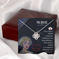 No Hospital Without a Nurse Healthcare Medical Worker Nurse Appreciation Gift Infinity Knot Necklace Message Card-Express Your Love Gifts