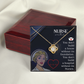 No Hospital Without a Nurse Healthcare Medical Worker Nurse Appreciation Gift Infinity Knot Necklace Message Card-Express Your Love Gifts