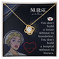 No Hospital Without a Nurse Healthcare Medical Worker Nurse Appreciation Gift Infinity Knot Necklace Message Card-Express Your Love Gifts