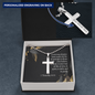 No Man Despise Your Youth 1 Timothy 4:12 Cross Necklace Message Card W Ball Chain Pendant-Express Your Love Gifts