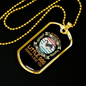 No Matter How Siberian Necklace Stainless Steel or 18k Gold Dog Tag 24" Chain-Express Your Love Gifts