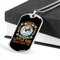 No Matter How Siberian Necklace Stainless Steel or 18k Gold Dog Tag 24" Chain-Express Your Love Gifts