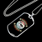 No Matter How White Necklace Stainless Steel or 18k Gold Dog Tag 24" Chain-Express Your Love Gifts