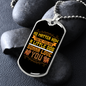 No Matter How Yellow Necklace Stainless Steel or 18k Gold Dog Tag 24" Chain-Express Your Love Gifts
