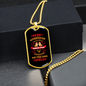No One Appreciates The Very Special Genius Your Conversation As The Dog Does-016 Necklace Stainless Steel or 18k Gold Dog Tag 24" Chain-Express Your Love Gifts