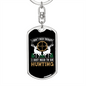 No Theraphy Only Hunter'S Keychain Gift Stainless Steel or 18k Gold Dog Tag Keyring-Express Your Love Gifts