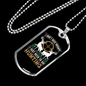 No Theraphy Only Hunting Necklace Stainless Steel or 18k Gold Dog Tag 24" Chain-Express Your Love Gifts
