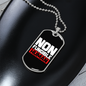 Non Fungible Human Crypto Necklace Stainless Steel or 18k Gold Dog Tag 24" Chain-Express Your Love Gifts