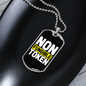 Non Fungible Token Crypto Necklace Stainless Steel or 18k Gold Dog Tag 24" Chain-Express Your Love Gifts