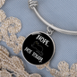 Nope Not Today Cat Bracelet Stainless Steel or 18k Gold Circle Bangle-Express Your Love Gifts