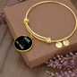 Nope Not Today Cat Bracelet Stainless Steel or 18k Gold Circle Bangle-Express Your Love Gifts