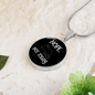 Nope Not Today Cat Circle Necklace Stainless Steel or 18k Gold 18-22"-Express Your Love Gifts