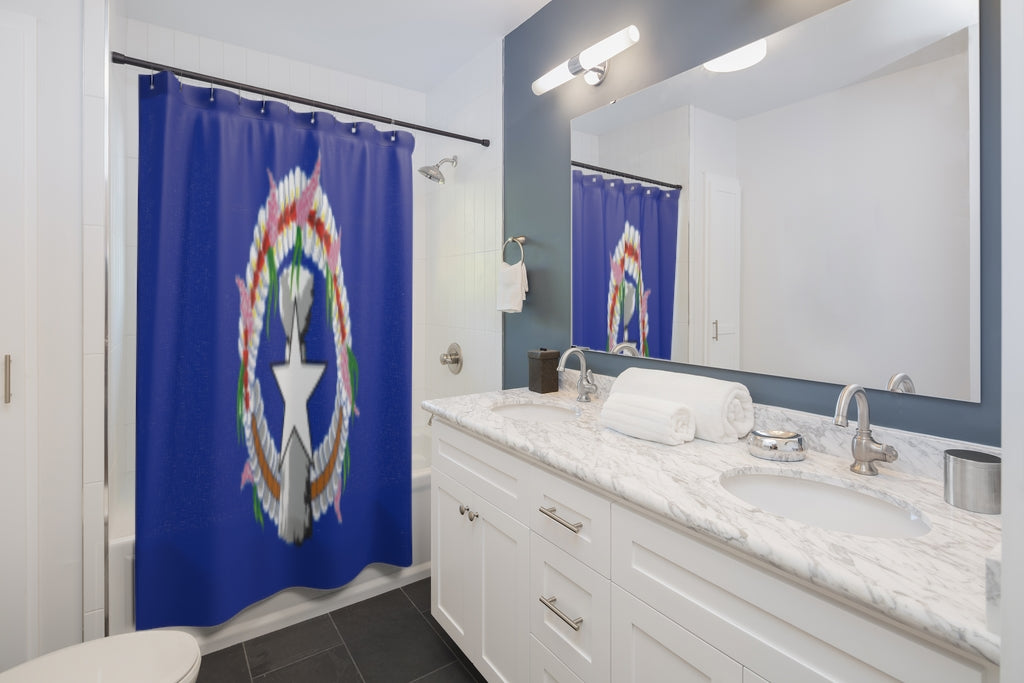 Northern Mariana Islands Stylish Design 71" x 74" Elegant Waterproof Shower Curtain for a Spa-like Bathroom Paradise Exceptional Craftsmanship-Express Your Love Gifts