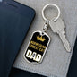 Norwegian Forest Cat Cat Dad King Keychain Stainless Steel or 18k Gold-Express Your Love Gifts