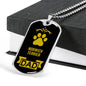 Norwich Terrier Dad Dog Necklace Stainless Steel or 18k Gold Dog Tag W 24" Dog Owner Lover-Express Your Love Gifts