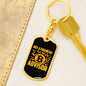 Not a Financial Advisor Bitcoin Sign CryptoKeychain Stainless Steel or 18k Gold Dog Tag Keyring-Express Your Love Gifts
