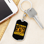Not a Financial Advisor Bitcoin Sign CryptoKeychain Stainless Steel or 18k Gold Dog Tag Keyring-Express Your Love Gifts