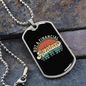Not a Financial Advisor Crypto Necklace Stainless Steel or 18k Gold Dog Tag 24" Chain-Express Your Love Gifts