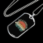 Not a Financial Advisor Crypto Necklace Stainless Steel or 18k Gold Dog Tag 24" Chain-Express Your Love Gifts