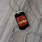 Not a Home Necklace Stainless Steel or 18k Gold Dog Tag 24" Chain-Express Your Love Gifts