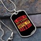Not a Home Necklace Stainless Steel or 18k Gold Dog Tag 24" Chain-Express Your Love Gifts