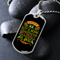 Not a Home Without a Dog Necklace Stainless Steel or 18k Gold Dog Tag 24" Chain-Express Your Love Gifts