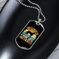 Not a Home Without a Dog Retro Necklace Stainless Steel or 18k Gold Dog Tag 24" Chain-Express Your Love Gifts