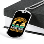 Not a Home Without a Dog Retro Necklace Stainless Steel or 18k Gold Dog Tag 24" Chain-Express Your Love Gifts
